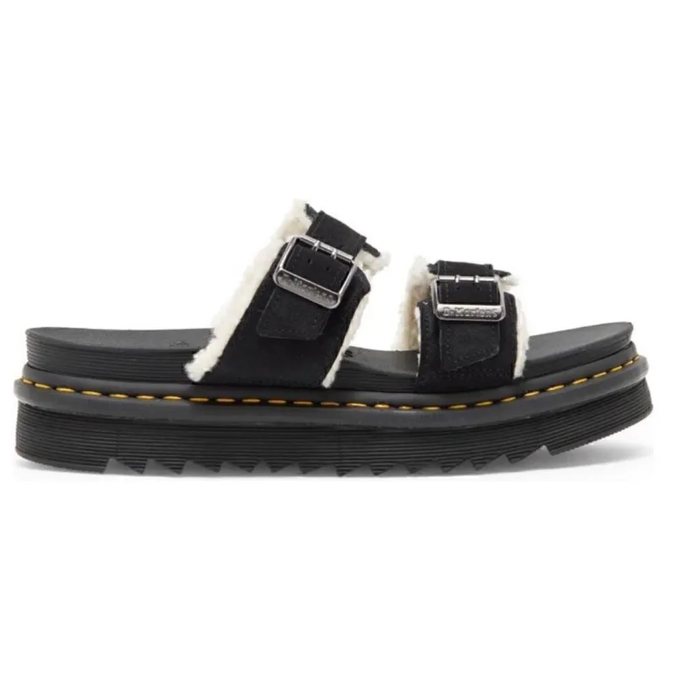 Dr. Martens | Myles Faux Fur Platform Sandals